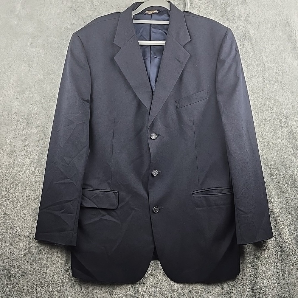 Vintage Brooks Brothers Blazer Mens 44L Sports Coat Button Jacket USA Union